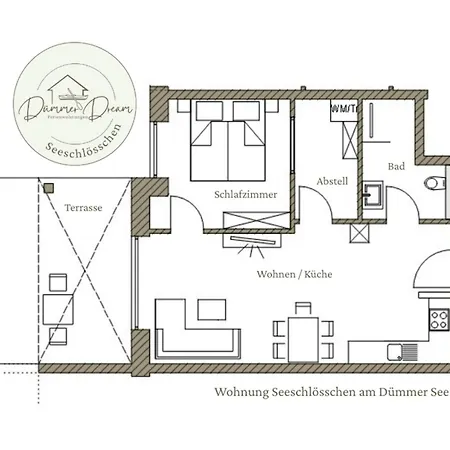 Apartment Seeschloesschen Am Duemmer Lembruch
